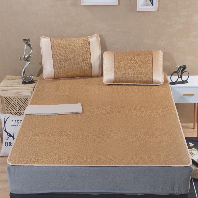 9zrt藤席定做1.2米双面1.8折叠1.1学生凉席0.9/1.3/1.4/1.5/1.6/