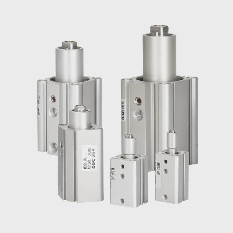 转角型旋转气缸转角夹紧下压90度气动mkb32-10rsmc气缸