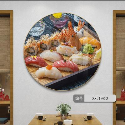 日式挂画寿司店墙面装饰三文鱼刺身居酒屋装饰画日本餐厅和风日料