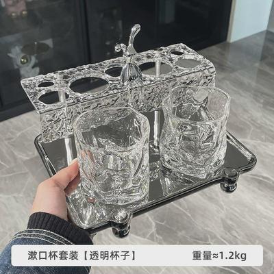 台面牙刷架子洗漱杯置物架卫生间轻奢漱口杯套装刷牙杯牙缸收纳架