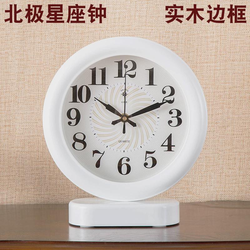 q683表座钟客厅复古台钟静音时钟实木新中式博古架欧式酒柜