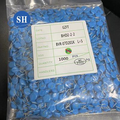 压敏电阻7d201k200v07d201k短脚切脚ai插件编保险直插带