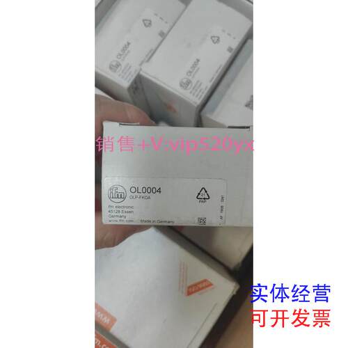 现货供应原装IFM易福门传感器OL0004议价