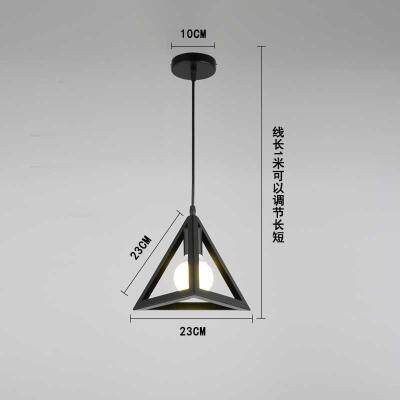 美式北欧创意餐厅酒吧台复古工业风吊灯仓库服装店过道艺术小吊灯