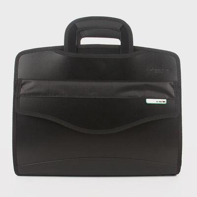 风琴包百f6911多层大容量康手提会议袋电脑包商务公文包拉链档案