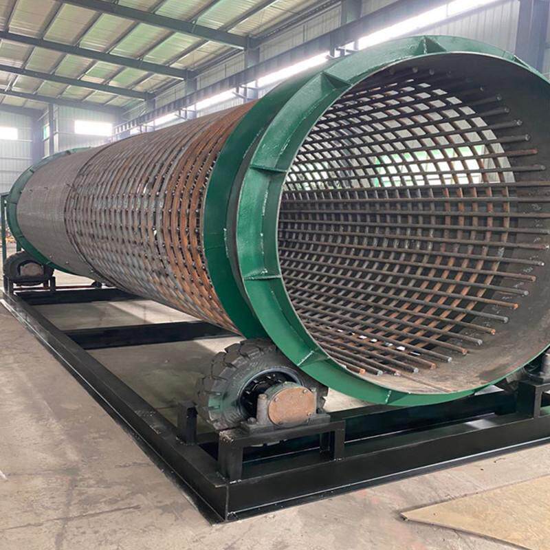 厂家滚筒筛选机矿产无轴滚筒筛石头颗粒筛网筛选机大型滚筒筛沙机