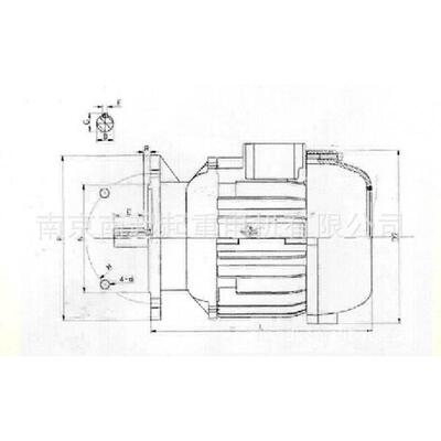 南京起重电机yez160l-415kw搅拌机南京机用电起重电机总厂