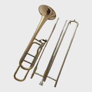 喇叭口麦伦降b/f变调次中音长号乐器黄铜哈漆金高低弯拉管