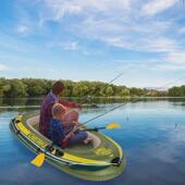 新款 户外折叠皮划艇PVC加厚船用皮艇充气船钓鱼船冲锋舟橡皮艇