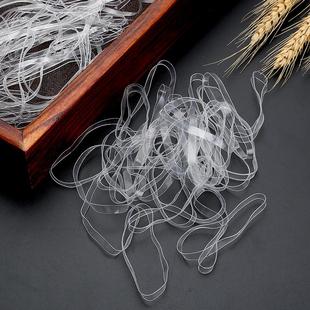 厂家透明抗老化透明橡皮筋jca高温皮套透明橡筋皮套tpu皮圈耐老化