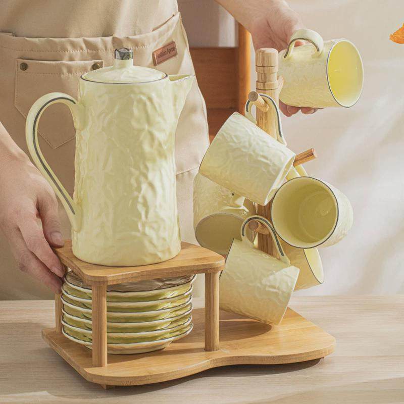 高颜值陶瓷水杯礼盒套装家用冷水壶客厅高级花茶壶大容量茶具杯具,餐饮具,水具套装,淘宝优惠券,粉丝福利购,淘宝优惠卷