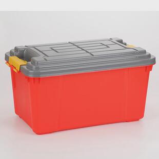 汽车单层大容量车内置物用品整理箱车尾收纳箱车用储物箱后备箱子