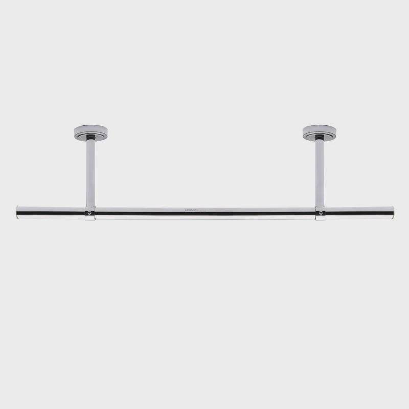 bk9k批发304不锈钢侧顶装固定式晾衣架单杆挂衣杆阳台晾衣杆装晒