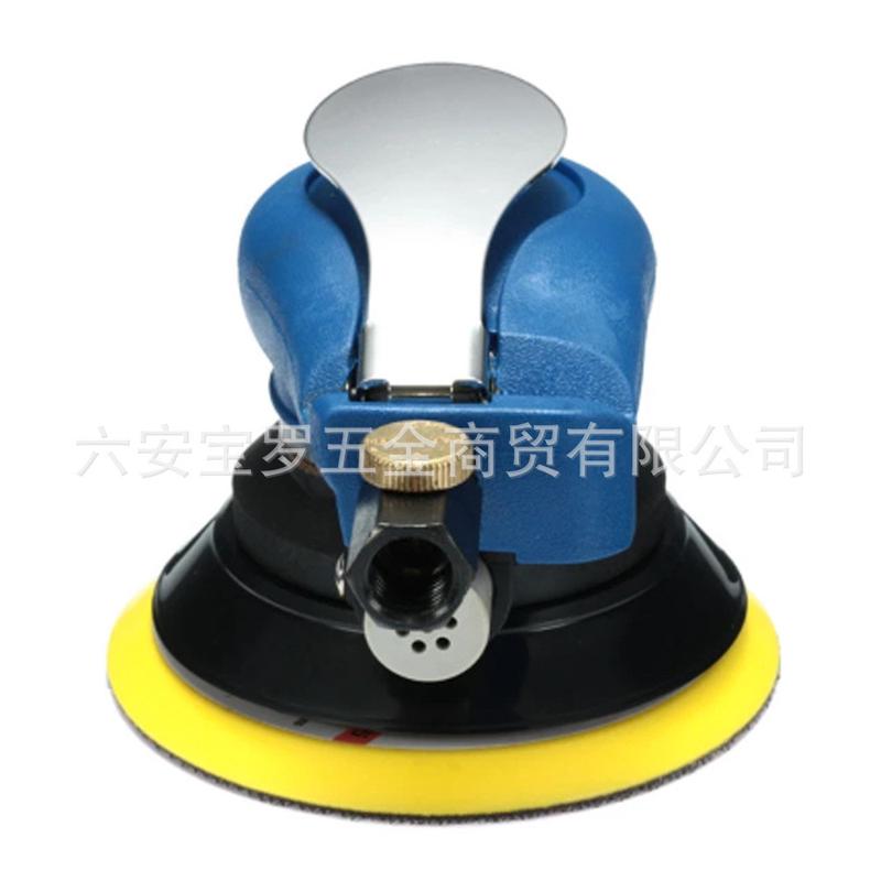 闪电气动打磨机磨光机抛光机打蜡机5寸磨工气砂纸机具干磨机吸尘