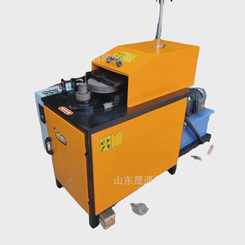 圆管起鼓机伺服自动多功能起筋机铝管压筋滚筋机声测管接头起鼓机