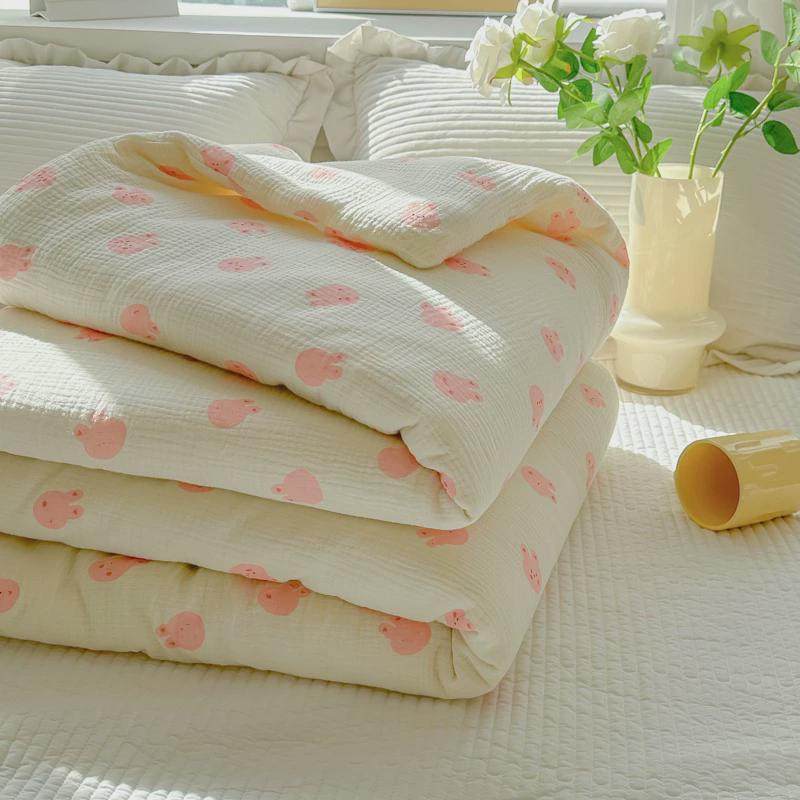 a家纺母婴级双层纱水洗棉夏被夏季夏凉被空调被薄被子被芯类批发,床上用品,化纤被,淘宝优惠券,粉丝福利购,淘宝优惠卷