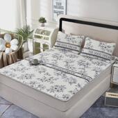 s588yz2024新款 乳胶凉席三件套可水洗1.8米空调席冰丝感凉天然