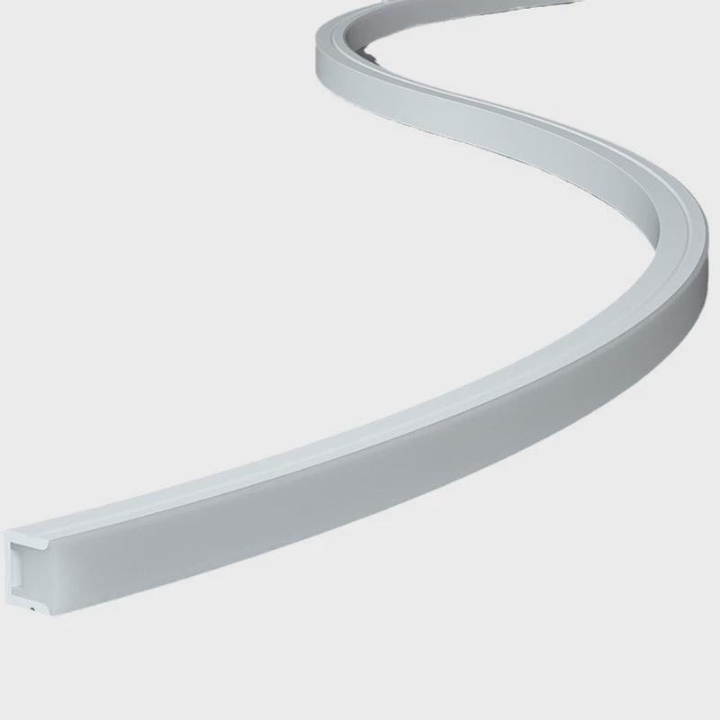 嵌入式1313正面发光12v硅胶灯条低压户外防水装饰霓虹线条灯带