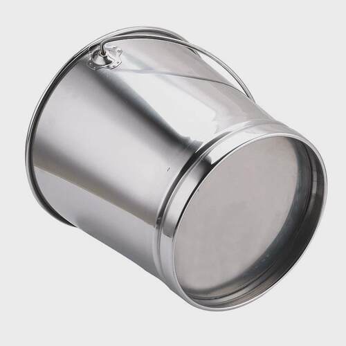 不锈钢大容量幼儿园带盖手提式圆水桶厨房餐厅水桶家用储水用提桶