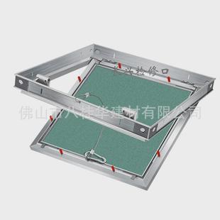 石膏板下翻式检修口维修铝合金隐形孔盖板隐藏式空调吊顶装饰盖口