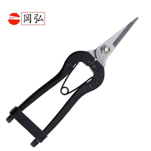 台湾冈弘318园艺剪刀树枝修枝剪果树剪子葡萄园林摘果剪花艺剪刀
