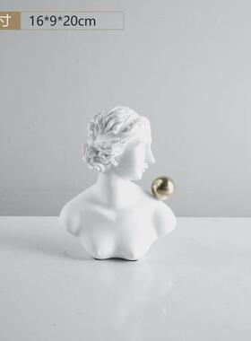 软装欧式轻奢几何金属拱形门型摆件样板房售楼处简约现代饰品摆设