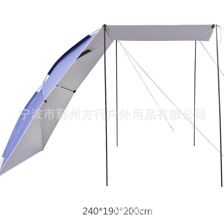 露营防雨防晒牛津布天幕户外户外车尾帐篷车子侧边帐篷