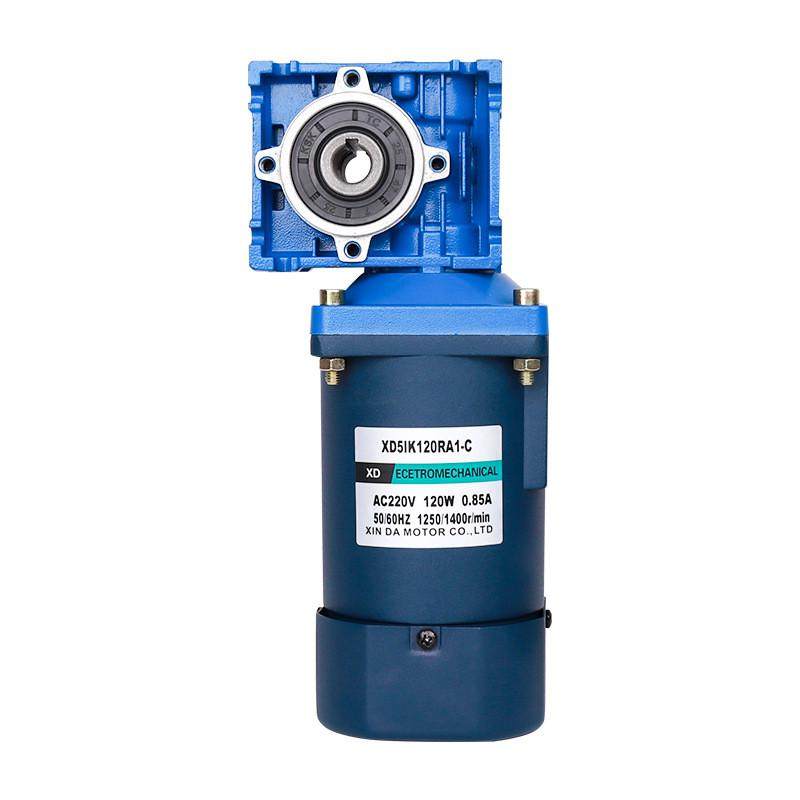 交流工厂120w蜗轮蜗杆电机220v信达rv30减速箱大力矩正反电动马达