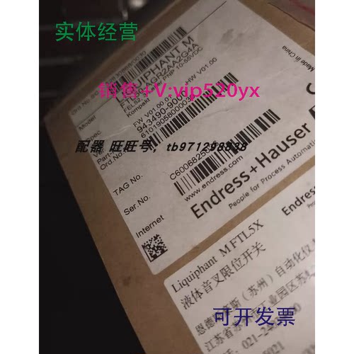 现货供应德国进口E+H液体音叉开关FTL50-AGR2AA2G4A
