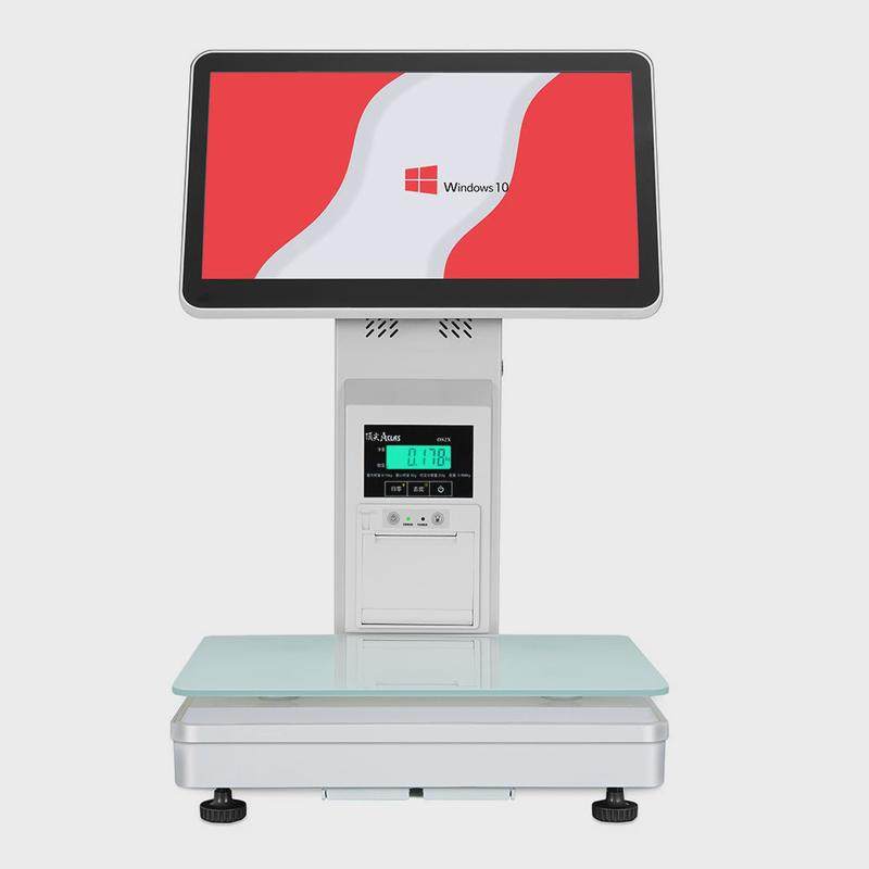 鸿科力商k6-d收银秤熟食超水果生鲜商双屏pc一体秤ai智能识别秤,办公设备/耗材/相关服务,收款机配件,淘宝优惠券,粉丝福利购,淘宝优惠卷
