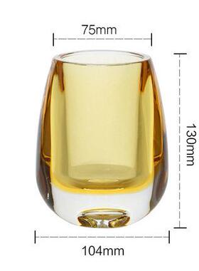 透明现代简约小花瓶pc亚克力干花插花器ins创意摆件单只餐厅花盆