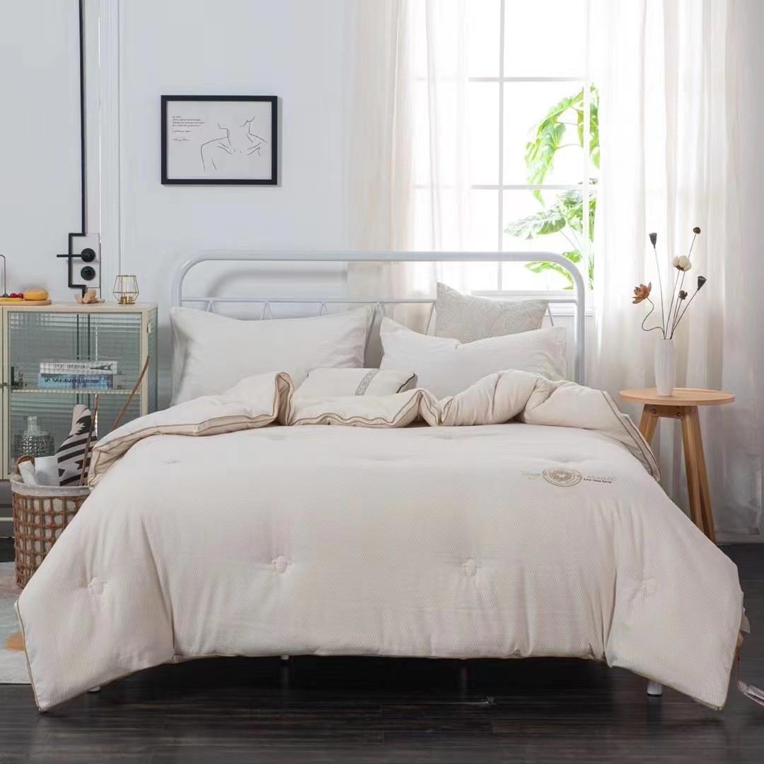 rkt4超软磨毛四季被子冬被二合一子母被羊绒被双人棉被芯加厚保暖