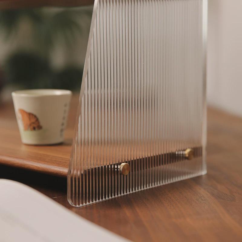 亚克力桌面置物架家居房架品收纳展示架实木多层置物架ins整理妆