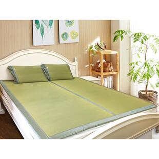 草席蔺草凉席1.8m床三件套夏季加厚空调可折叠1.5米双人席子软