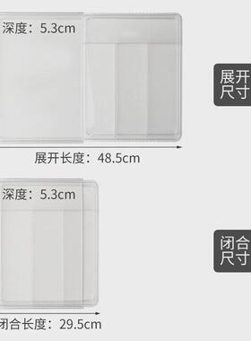 bx62伸缩可调节分格抽屉收纳盒厨房勺筷储分隔整理盒大号隔板餐具