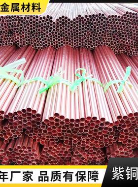 T2TP2紫铜盘管直管空调制冷蚊香盘管c1100毛细紫铜管无氧铜管厂家