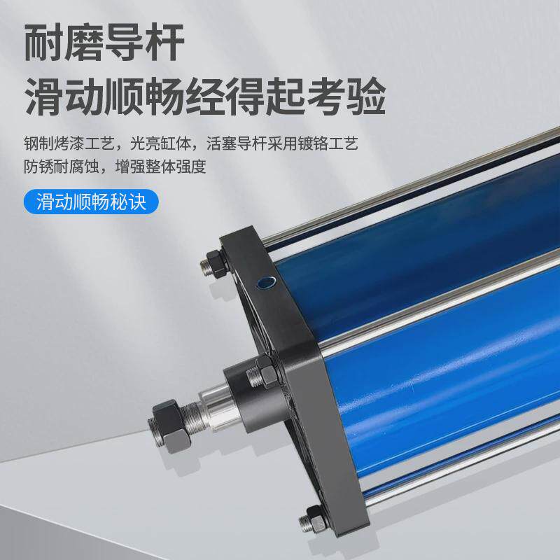 qgb重型气缸125x160x200x250气动径qga/jb大缸汽缸肇庆型铁气缸