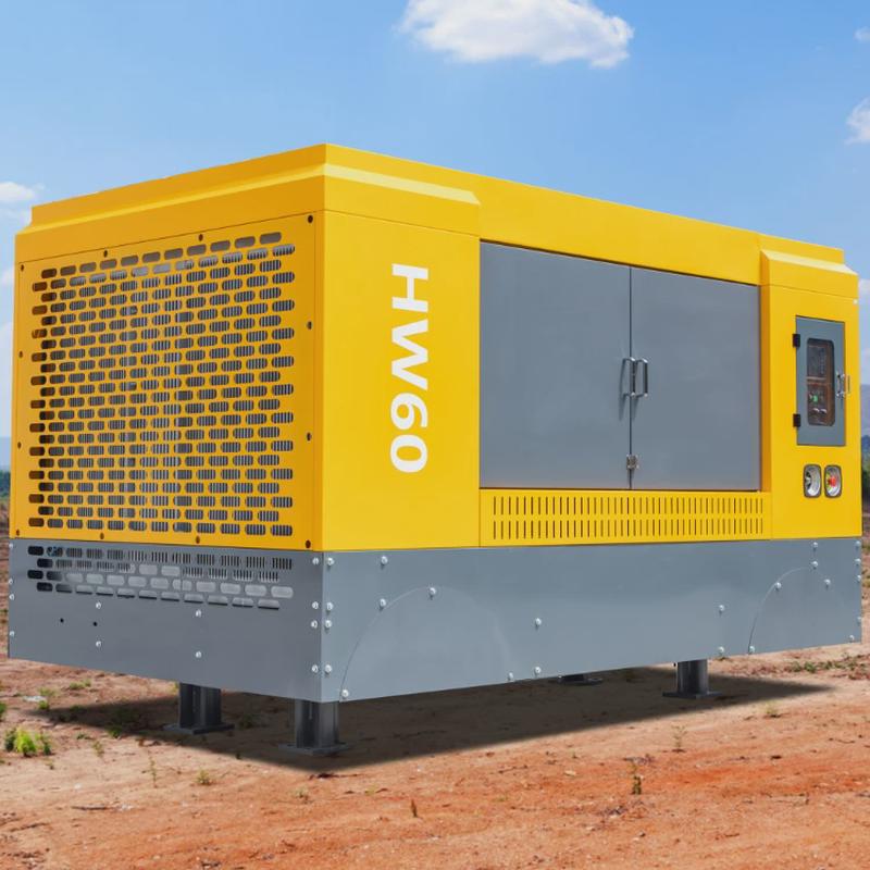 矿用移动螺杆空压机户外高中低可调风压力转换潜孔钻牵引柴油凿岩