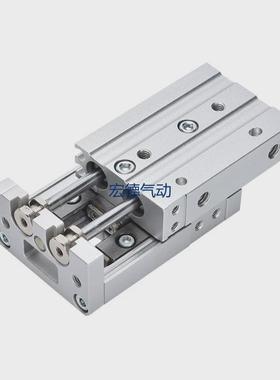 亚德气缸滑台客hlsl/hls6/8/12/16/20/25-102030405075100s