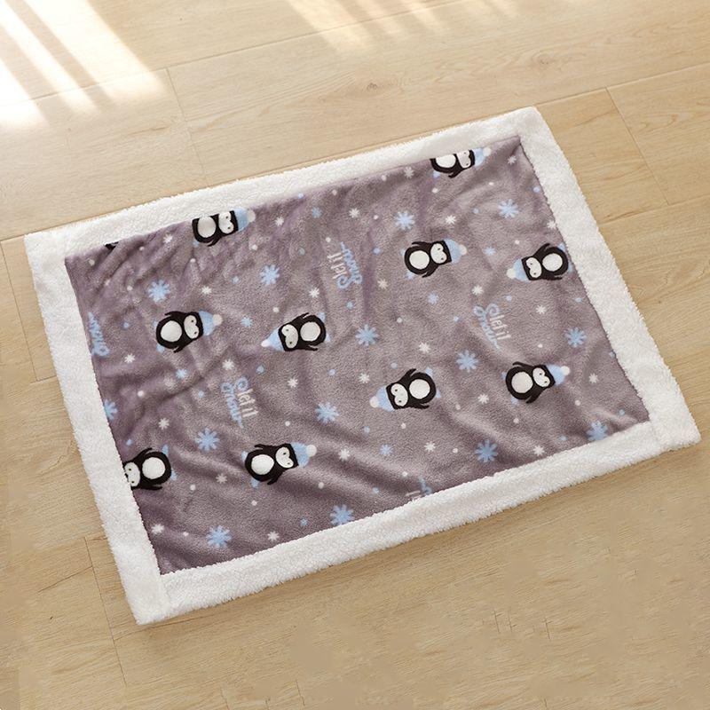 毛毯毯子宠物毛毯冬天小被子狗睡垫地毯猫窝加厚猫垫子睡觉用猫咪