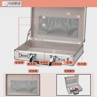 保险箱家用便携式 手提钱箱密码 保险箱机械锁档案箱入衣柜放文件袋