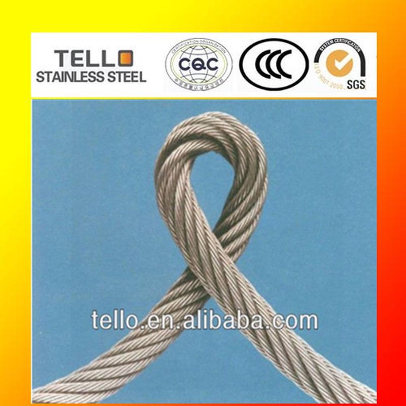 供应精密sus304/316不锈钢厂家直销（钢丝绳）