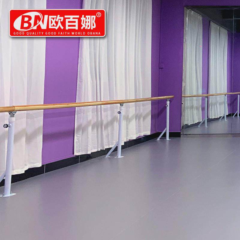 耐宝落地式舞蹈把杆练功房专用压腿杆支架固定式儿童舞蹈房把杆