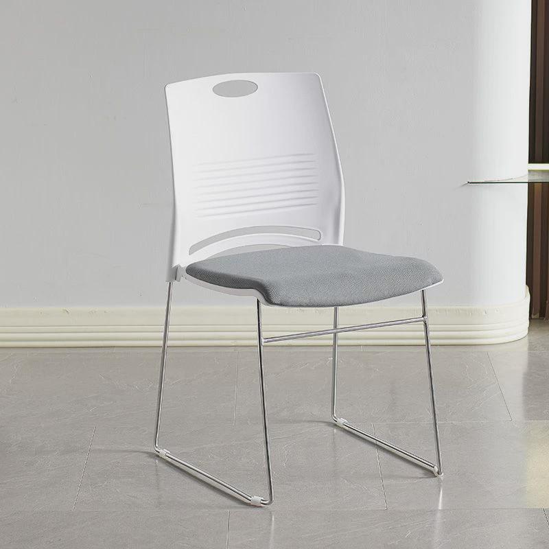 轻奢洽谈椅会议椅可摞叠培训椅简约办公椅加厚电脑椅塑料靠背椅子