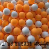 正品 高弹耐打白球黄球专业乒乓球 比赛训练乒乓球ABS新材料40