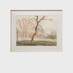 现代简约沙发背景墙组合套装装饰画餐厅卧室粉红色样板间挂画壁画