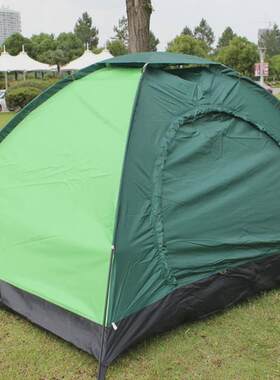 户外露营野营登山手搭插管帐篷沙滩单人帐篷伞旅游双人帐篷批发