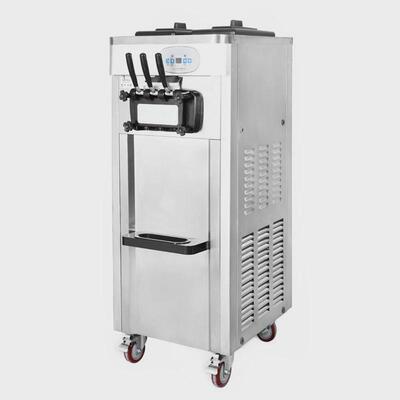 冰淇淋机商用全自动甜筒小型机台式立式雪糕机台式软质冰激凌机器