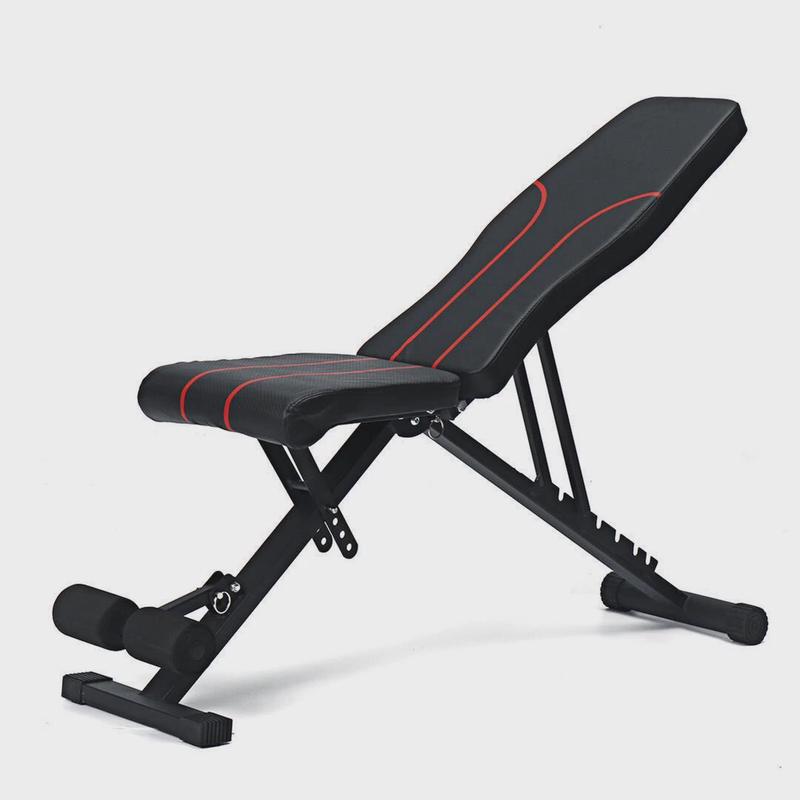 哑铃凳仰卧起坐居家健身多功能辅助器可折叠飞鸟健身椅卧推凳厂家