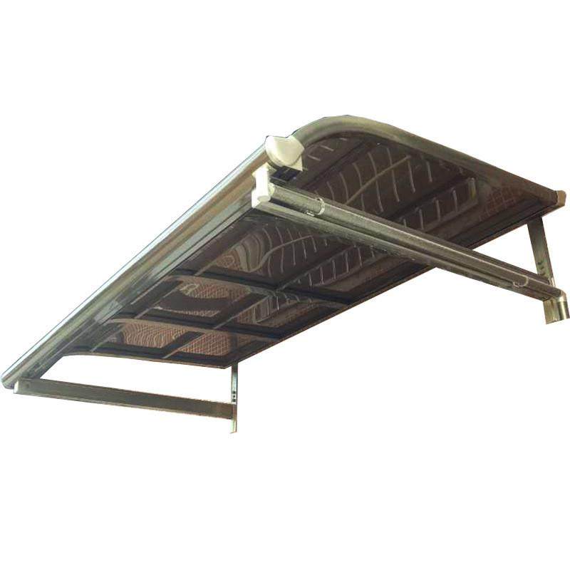 铝合金窗户雨棚户外耐力板防雨棚走廊过道遮阳雨棚别墅家用遮雨棚